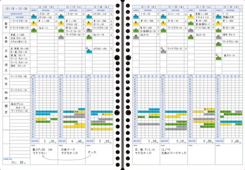 Campus Study Planner Loose Leaf B5 - Daily & Weekly