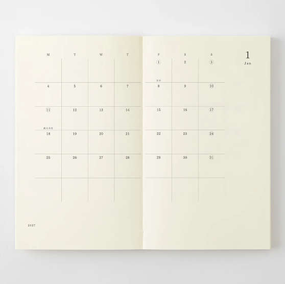 MD Diary 2027 B6 Slim