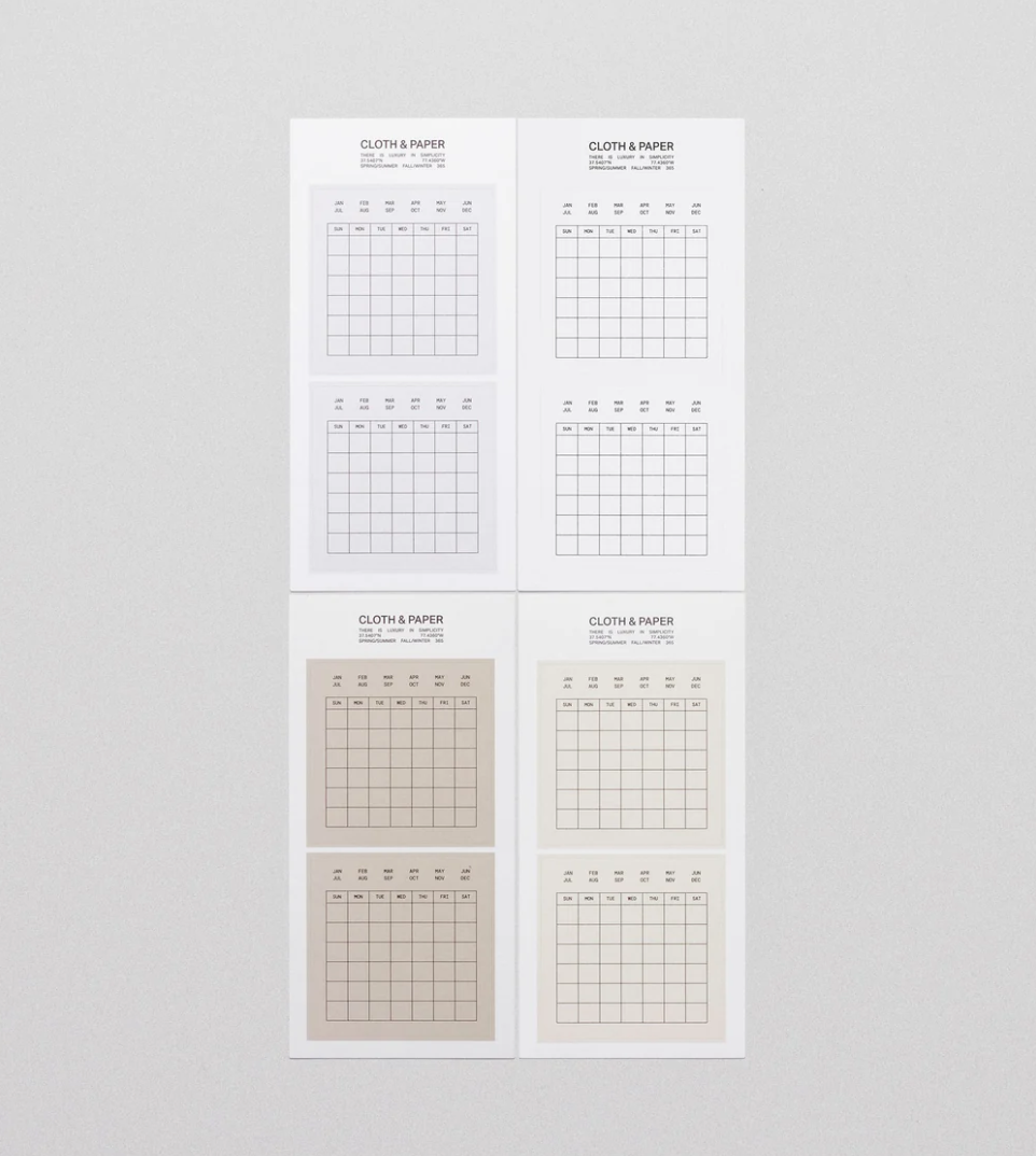 Label Planner Stickers - Calendar