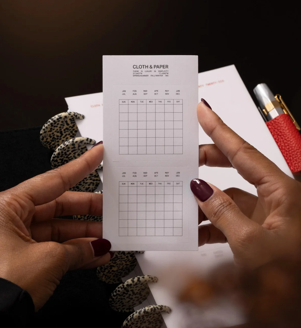 Label Planner Stickers - Calendar