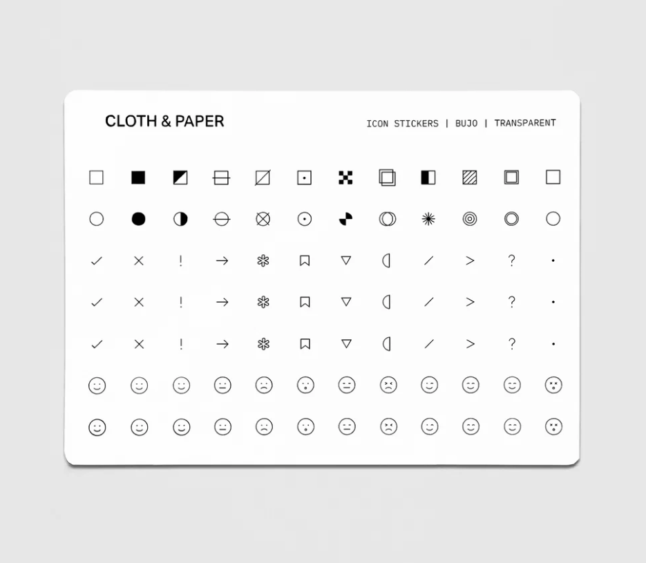 Icon Sticker - Bujo