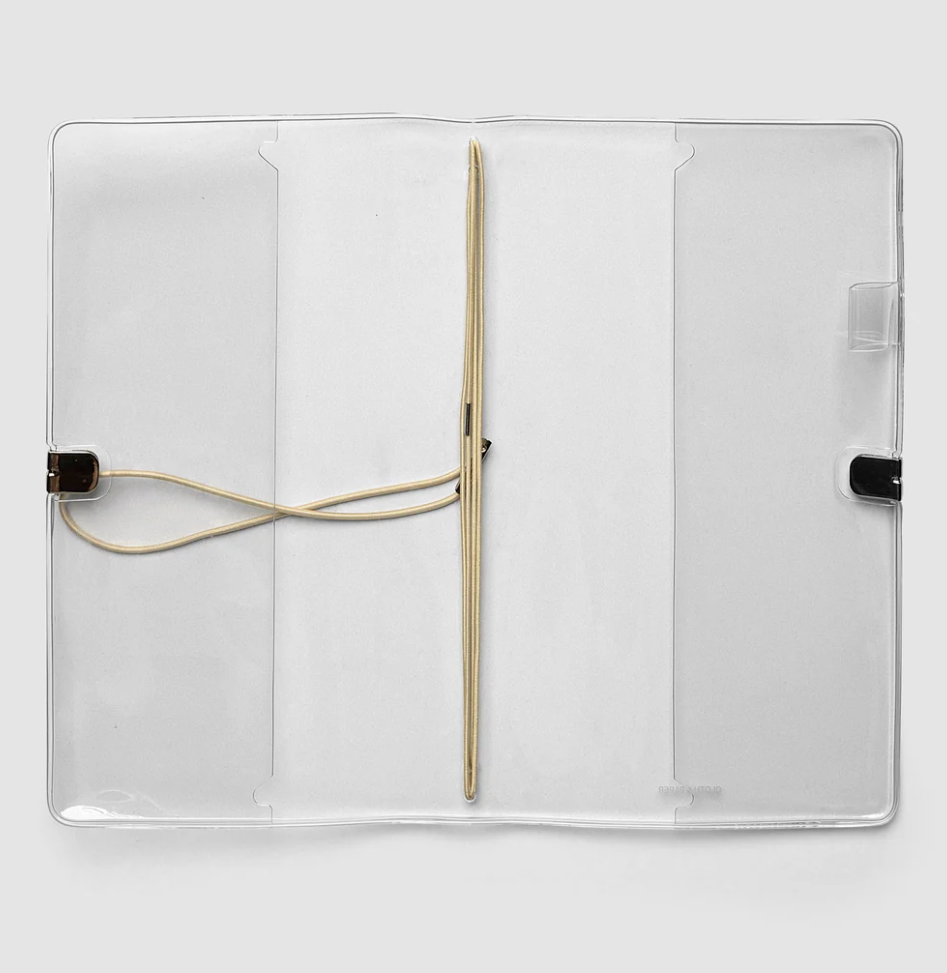 Clear Vinyl Travel Notebook Cover - A5 Slim