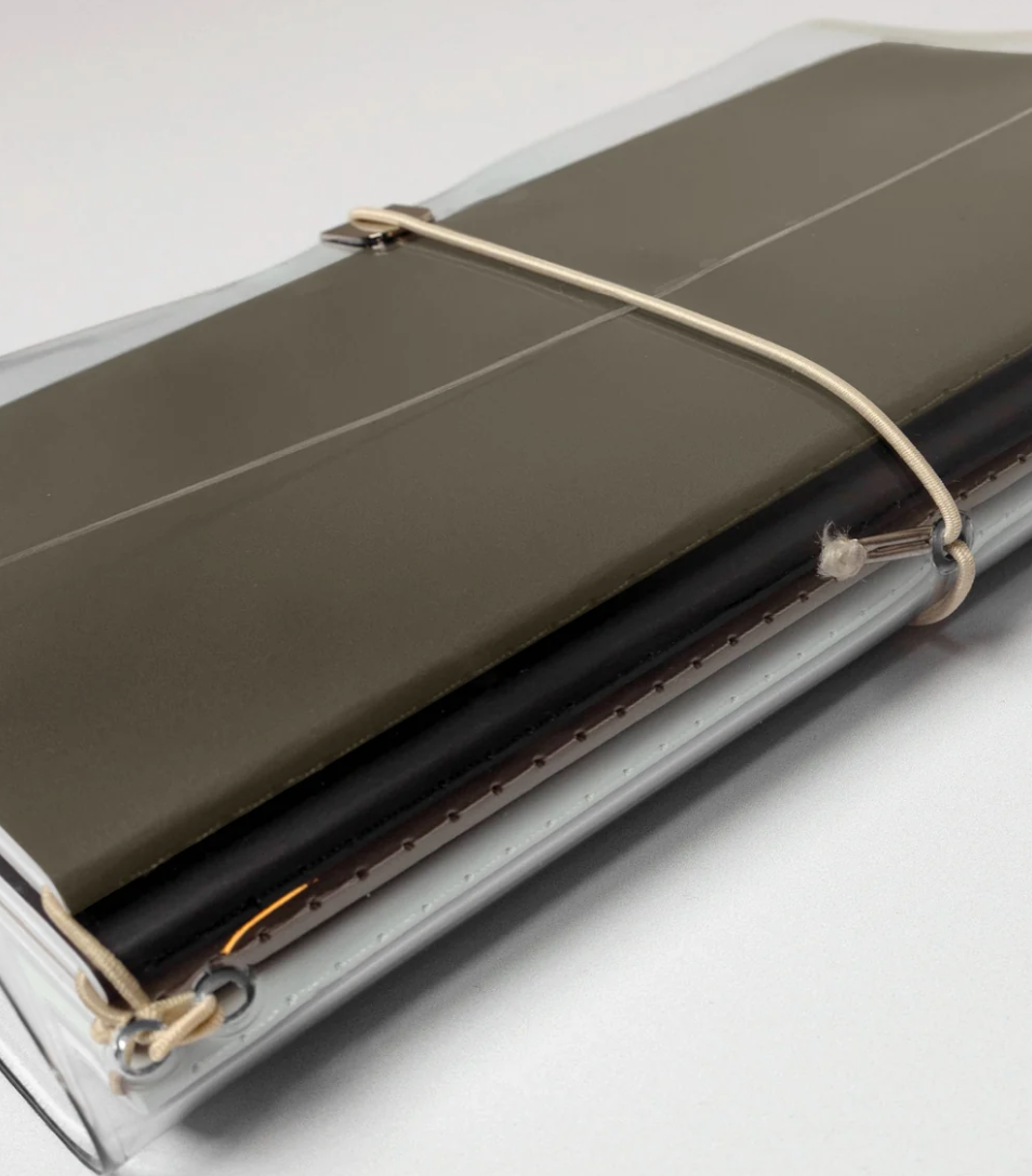Clear Vinyl Travel Notebook Cover - A5 Slim