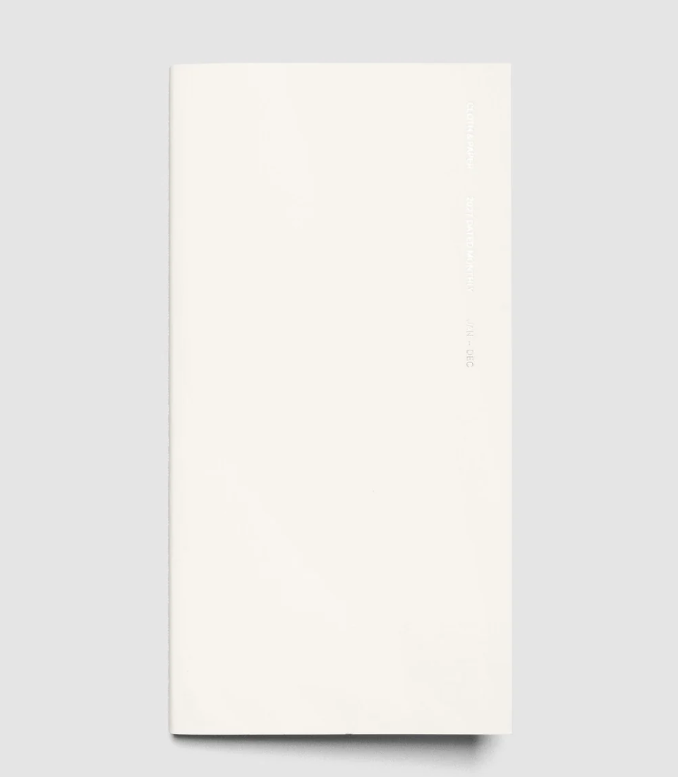 2027 Dated Travel Notebook - Monthly A5 Slim