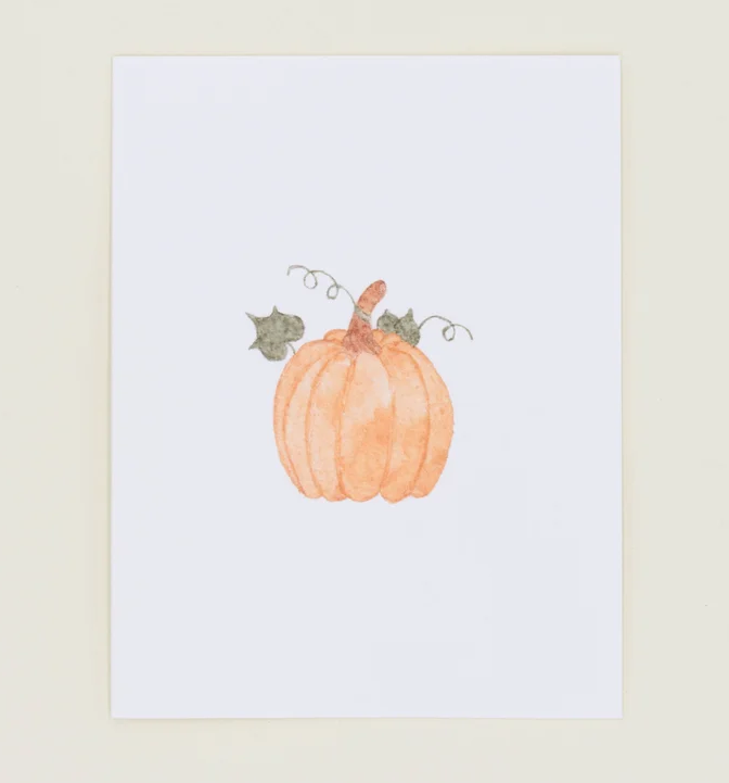 Pumpkin Greeting Card
