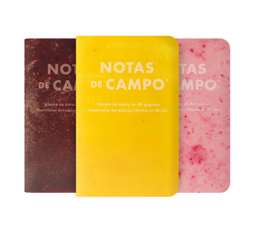 Field Notes "Notas De Campo" Paletas 3-Pack