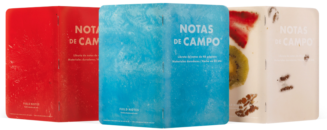 Field Notes "Notas De Campo" Paletas 3-Pack