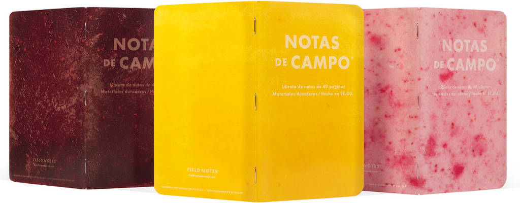 Field Notes "Notas De Campo" Paletas 3-Pack