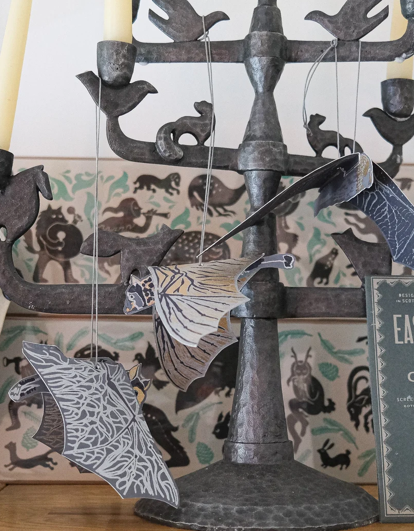 Bats Paper Ornaments