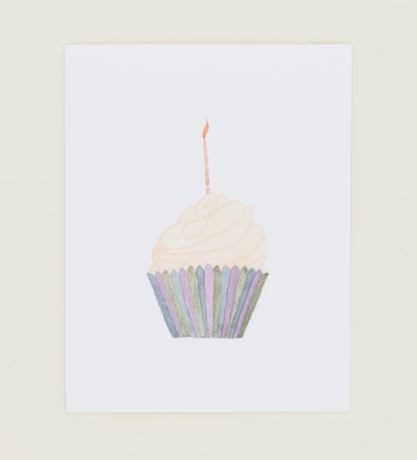 Candle Cupcake Card
