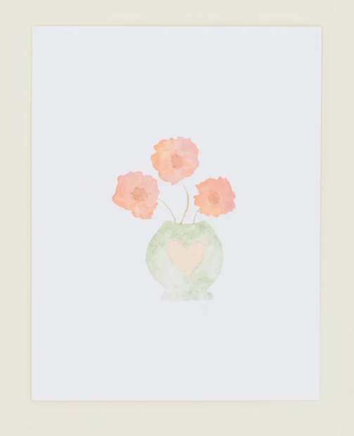 Love Vase Card