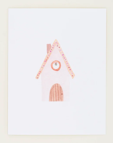 Mistletoe Cottage Card
