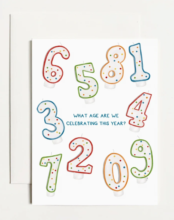 What Age Are We Celebrating Card