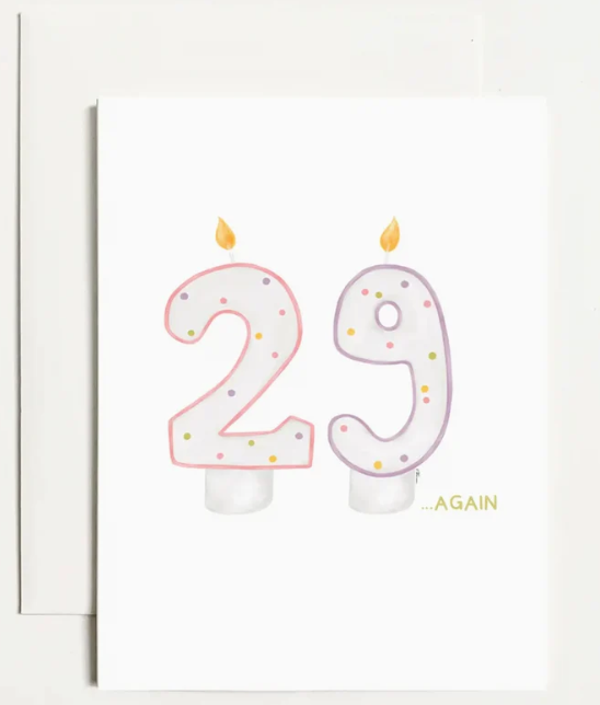29 Again Card