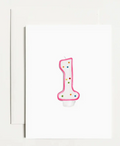 1 Birthday (Green) Card