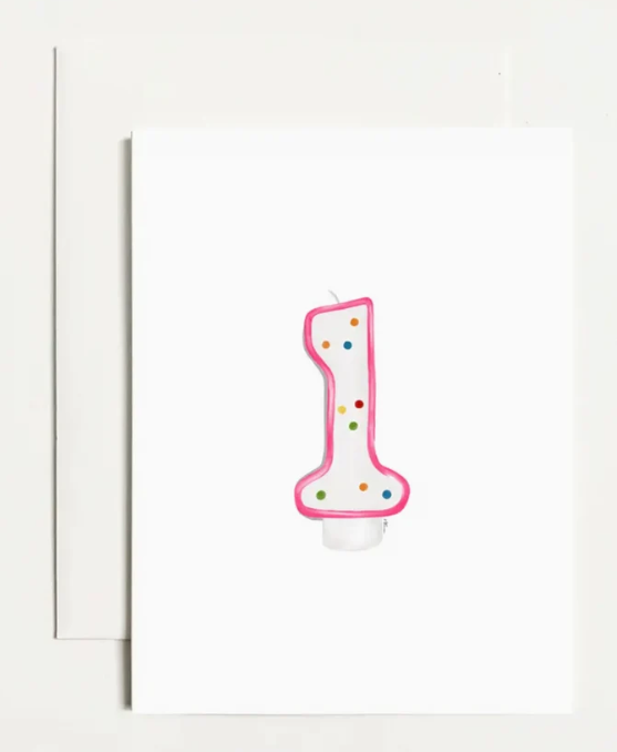 1 Birthday (Green) Card