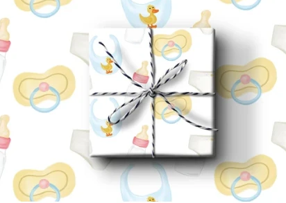 Baby Mobile Wrapping Paper Roll