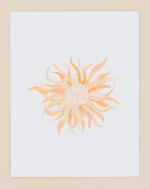 Sun Greeting Card