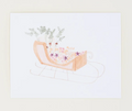Sleigh Greeting Card - Set of 8