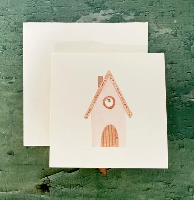 Mini Mistletoe Cottage Card Set