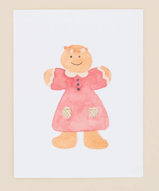 Mini Gingerbread Gal Card Set