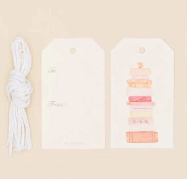 Books + Tea Gift Tags (set of 8)