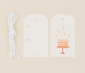 Sparkler Cake Gift Tags (set of 8)