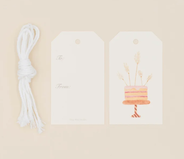 Sparkler Cake Gift Tags (set of 8)