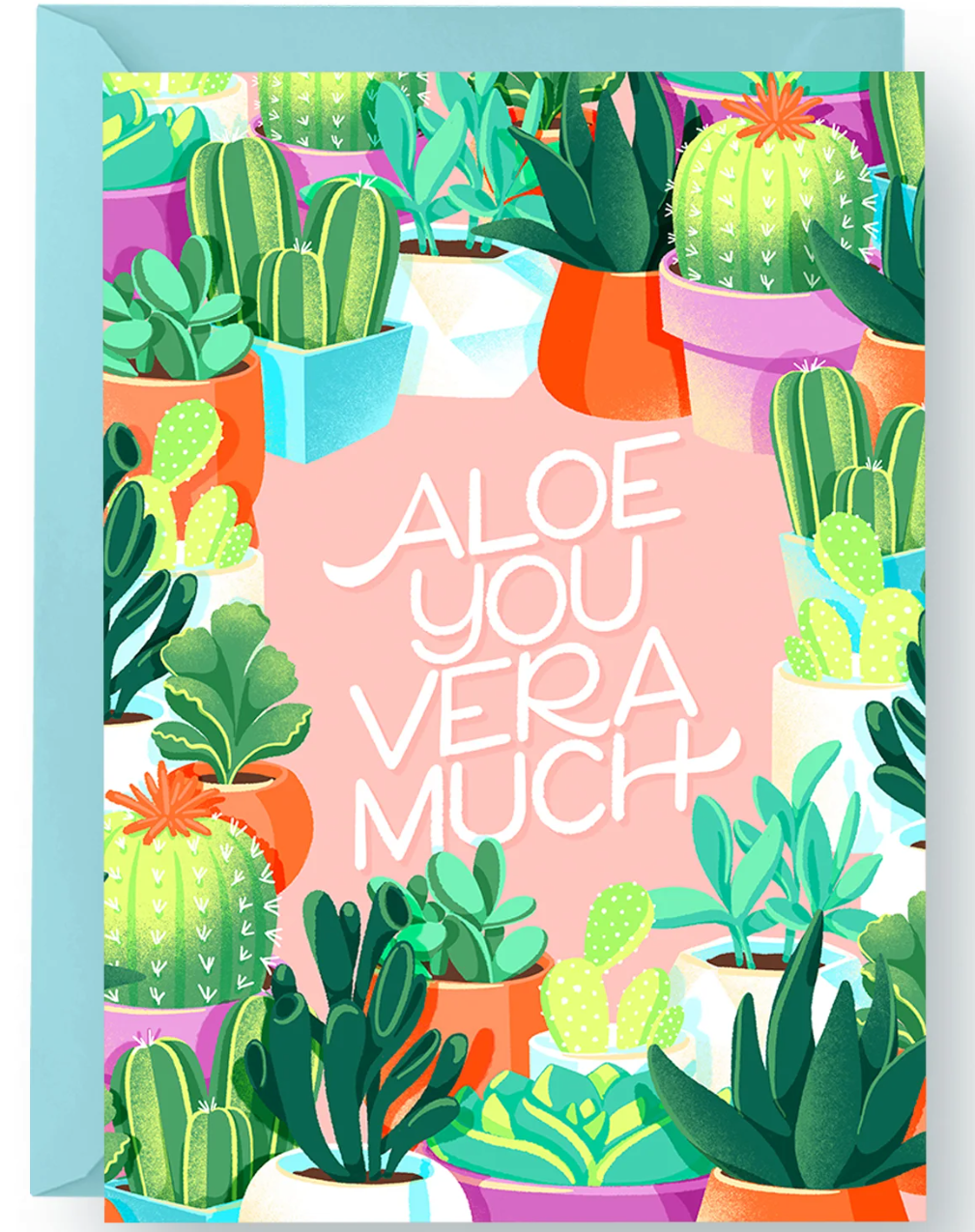 "aloe you vera much" card