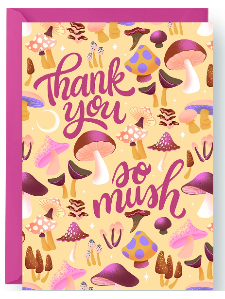 "thank you so mush" card