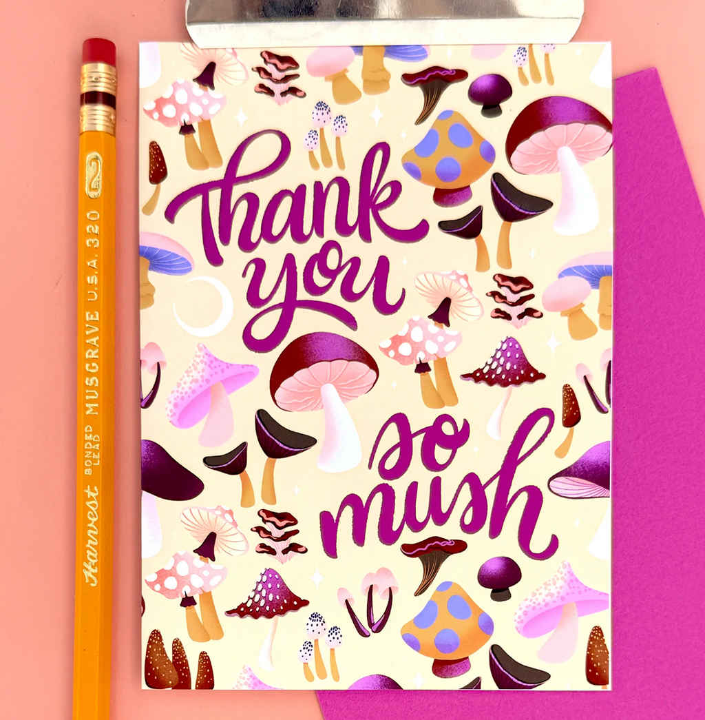 "thank you so mush" card