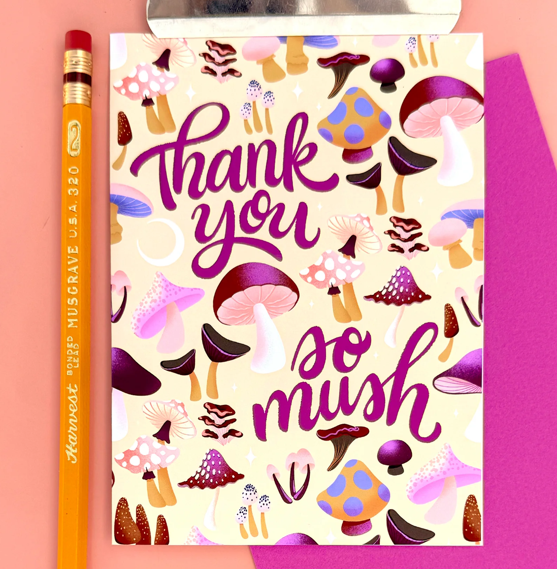 "thank you so mush" card