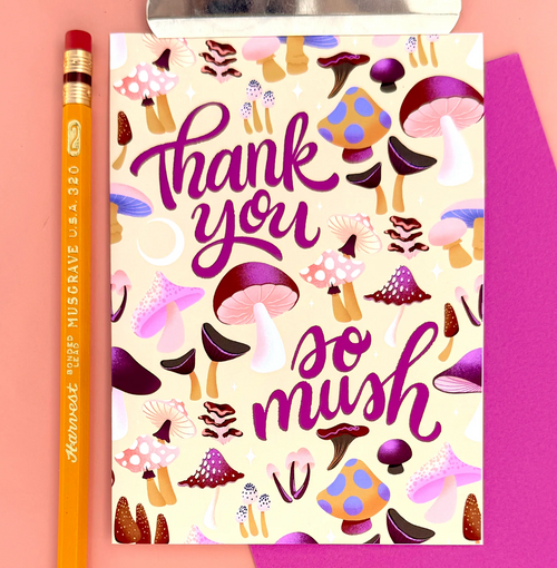 "thank you so mush" card