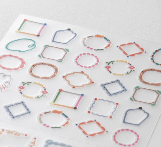 Midori Date Circle Decorative Sticker