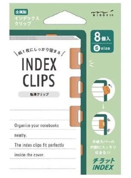 Midori Index Clips Chiratto