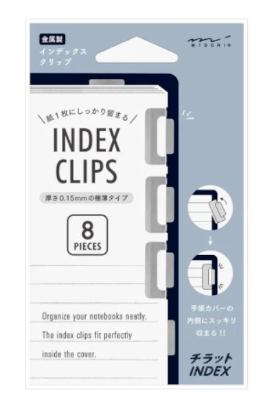 Midori Index Clips Chiratto