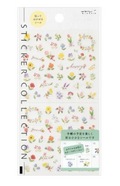 Midori Wild Flowers Stickers