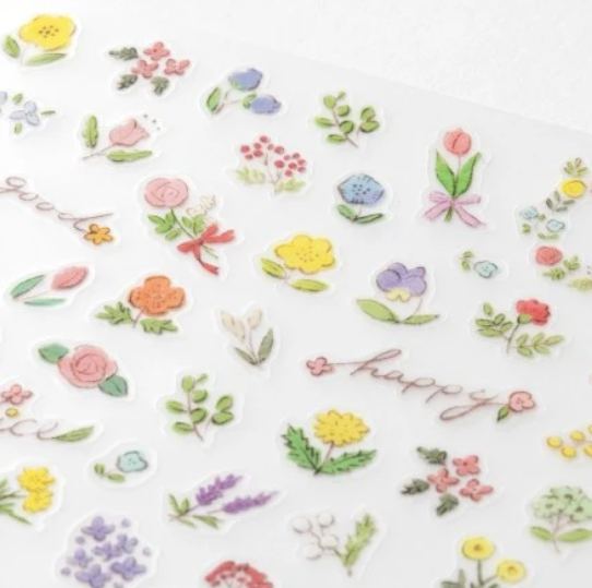 Midori Wild Flowers Stickers