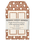 Seed Envelopes with Matching Labels - Set of 8