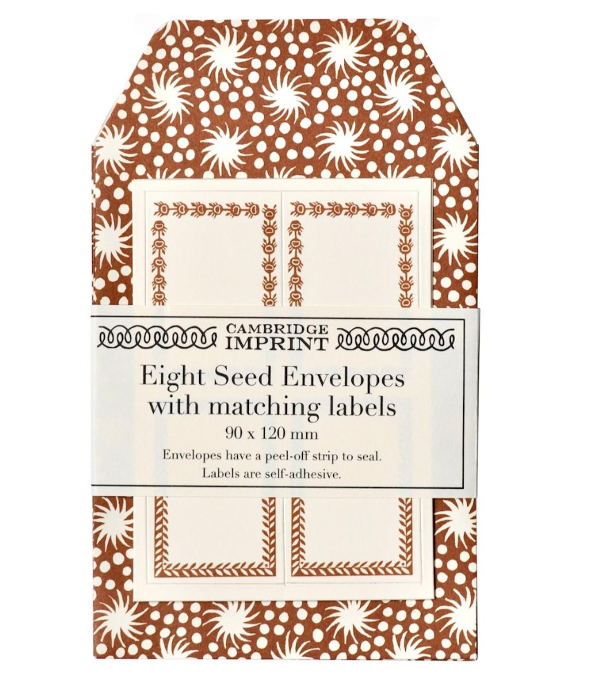 Seed Envelopes with Matching Labels - Set of 8