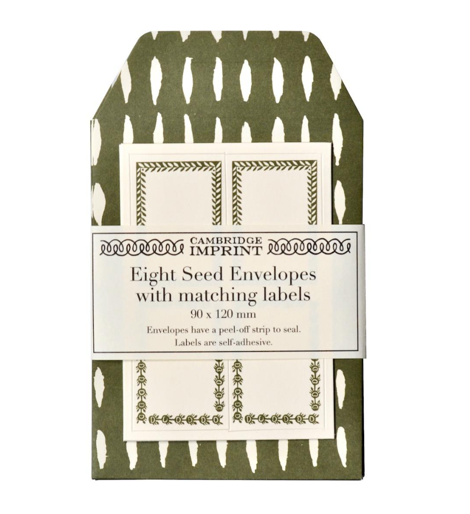 Seed Envelopes with Matching Labels - Set of 8