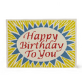 Happy Birthday To You, Red, Yellow and Blue