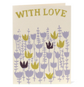 With Love Flowers Card