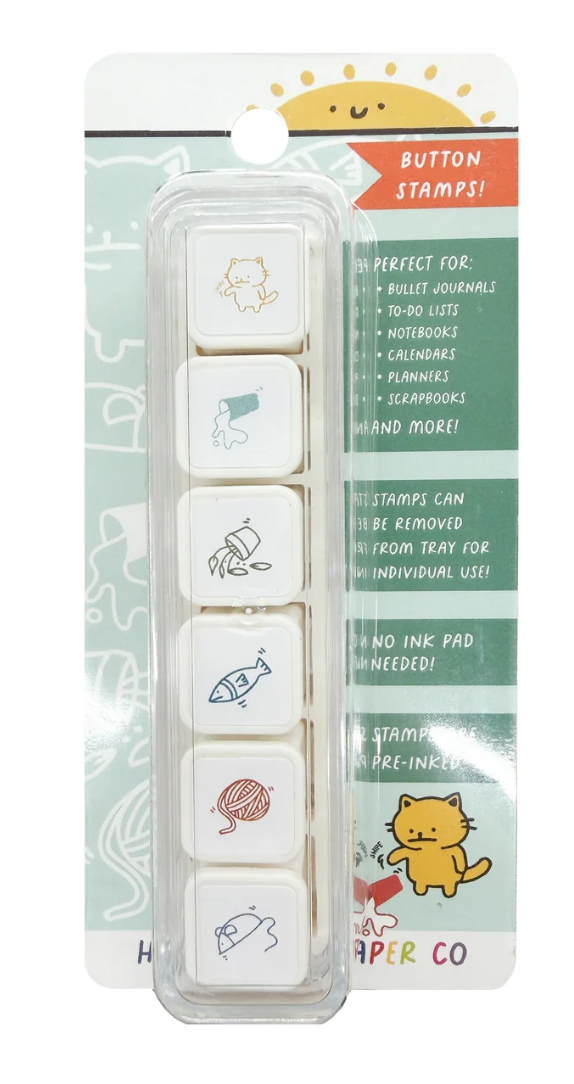Happy Little Paper Co. Button Stamps