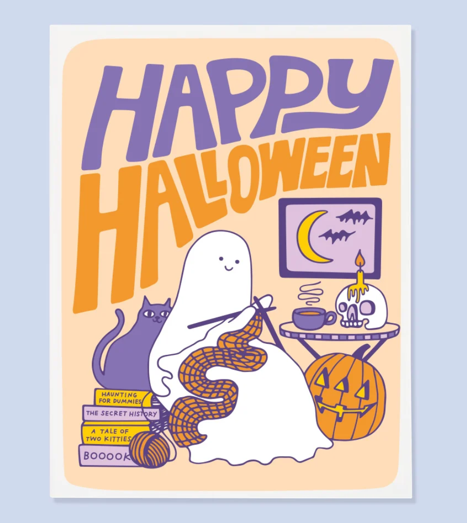 The Good Twin Cozy Halloween Card