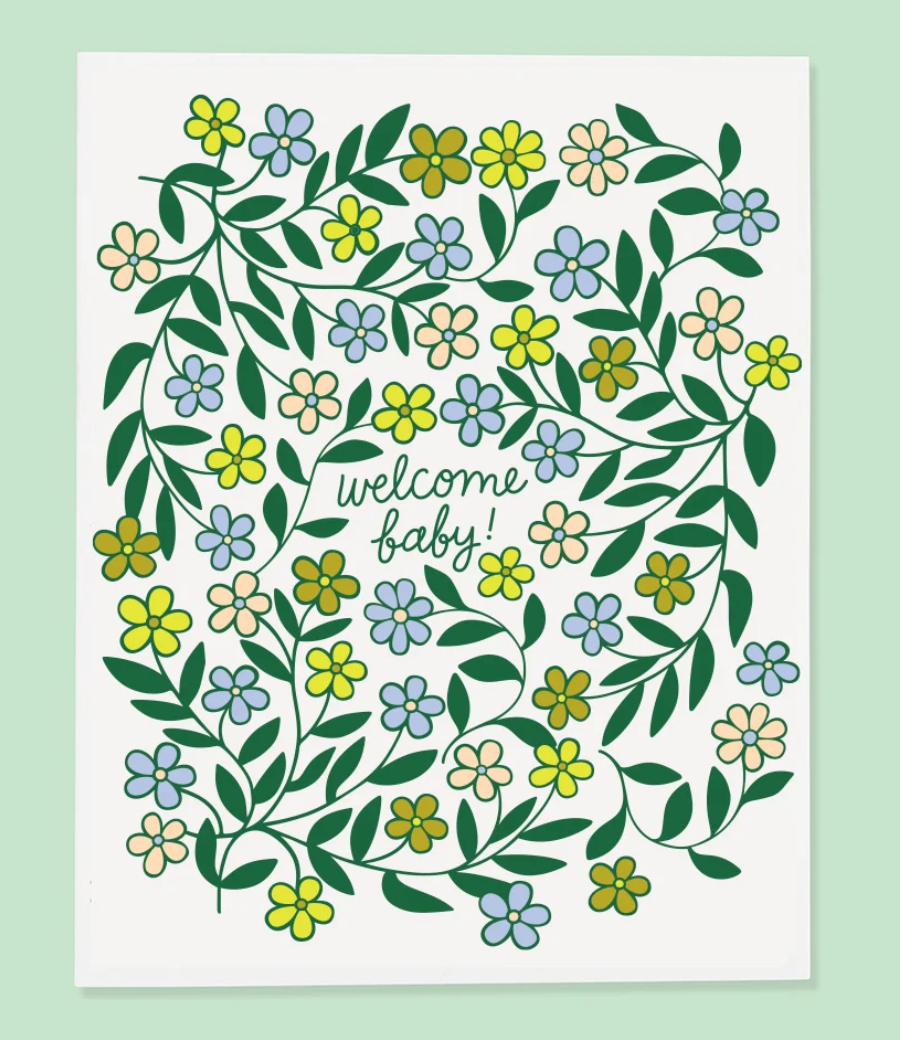 The Good Twin Welcome Baby Greeting Card
