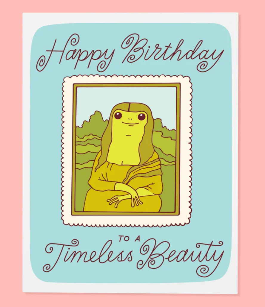 The Good Twin Timeless Beauty Birthday Greeting Card