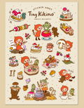 Tiny Kikimo Forest Delights Sticker Sheet