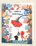 Tiny Kikimo Happy Birthday Greeting Card