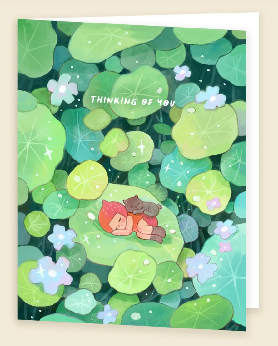 Tiny Kikimo Thinking of You Greeting Card